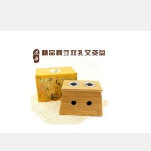 爱康双孔竹制艾灸盒 传承古法，温养身心的居家健康之选